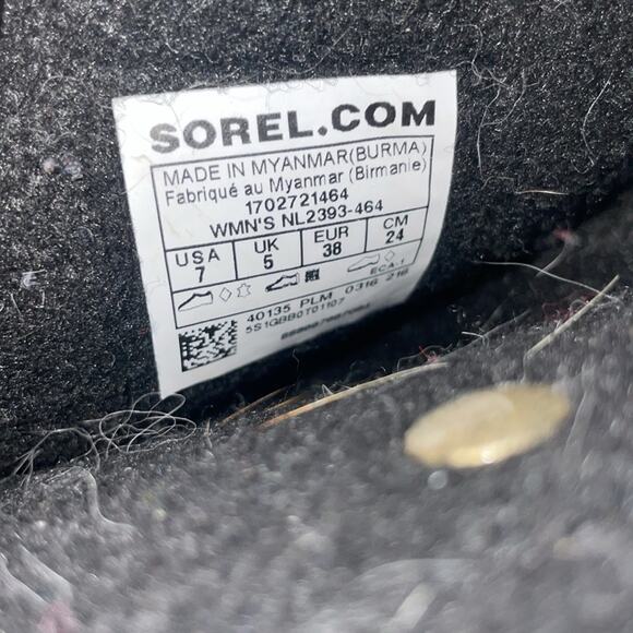 SOREL Joan Of Arctic NL2393-464 Snow Winter Boots Size 7 - Picture 8 of 11